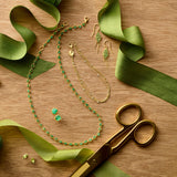 Emerald Woven Necklace