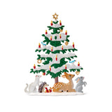 Forest Friends with Holiday Tree