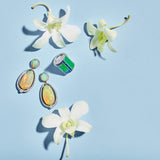 Opal & Diamond Drop Earrings