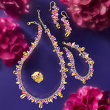 Multi-Colored Gemstone Briolette Necklace