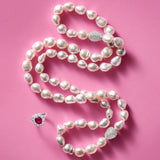 11-13mm Baroque South Sea Pearl Double-Length Necklace