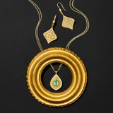 Green Tourmaline Pendant Necklace