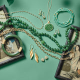 Peridot Bezel-Set Necklace