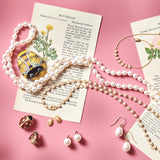 Madison Earrings in Pearls & Rubies