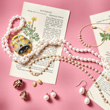 Madison Earrings in Pearls & Rubies
