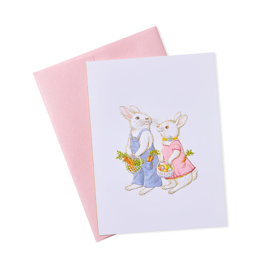 Paula Skene Easter Gardener Bunny Cards, Set of 8