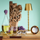 Elevo Double Old-Fashioned Glasses with Amethyst, Set of 2