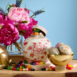 Decorative Floral Eggs, Set of 3