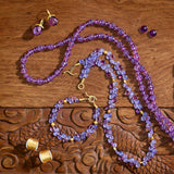 Amethyst Bead Earrings