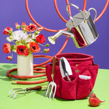 Red Gardening Bucket Bag