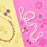 Mini Dot Earrings in Pink Sapphires