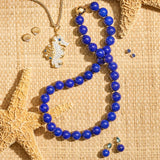 Mini Dot Earrings in Sapphires