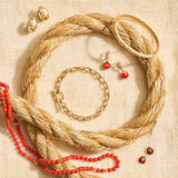 Yellow Gold Diamond Galaxy Bangle