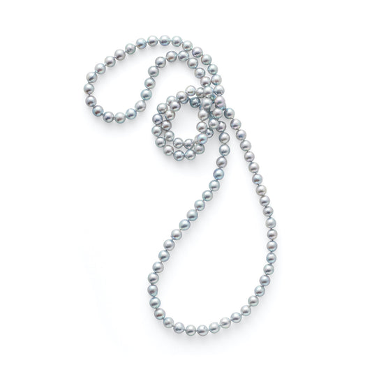Gump's Signature Baroque Blue Akoya Pearl Rope Necklace