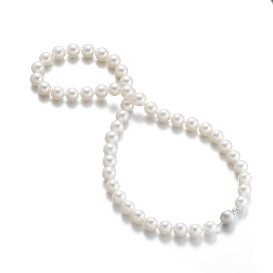 Gump's Signature 8.5mm White Akoya Pearl Necklace