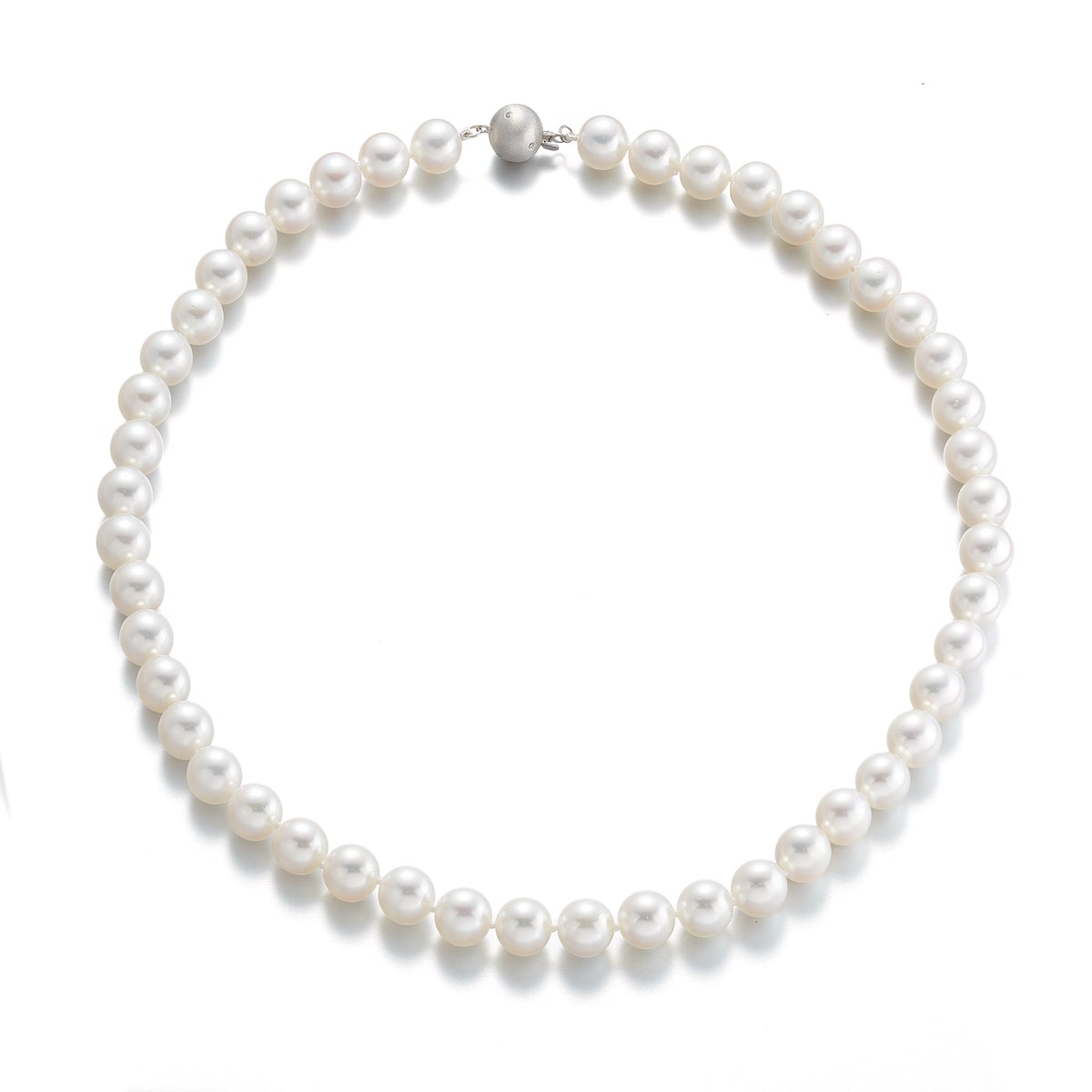 8.5mm White Akoya Pearl Necklace