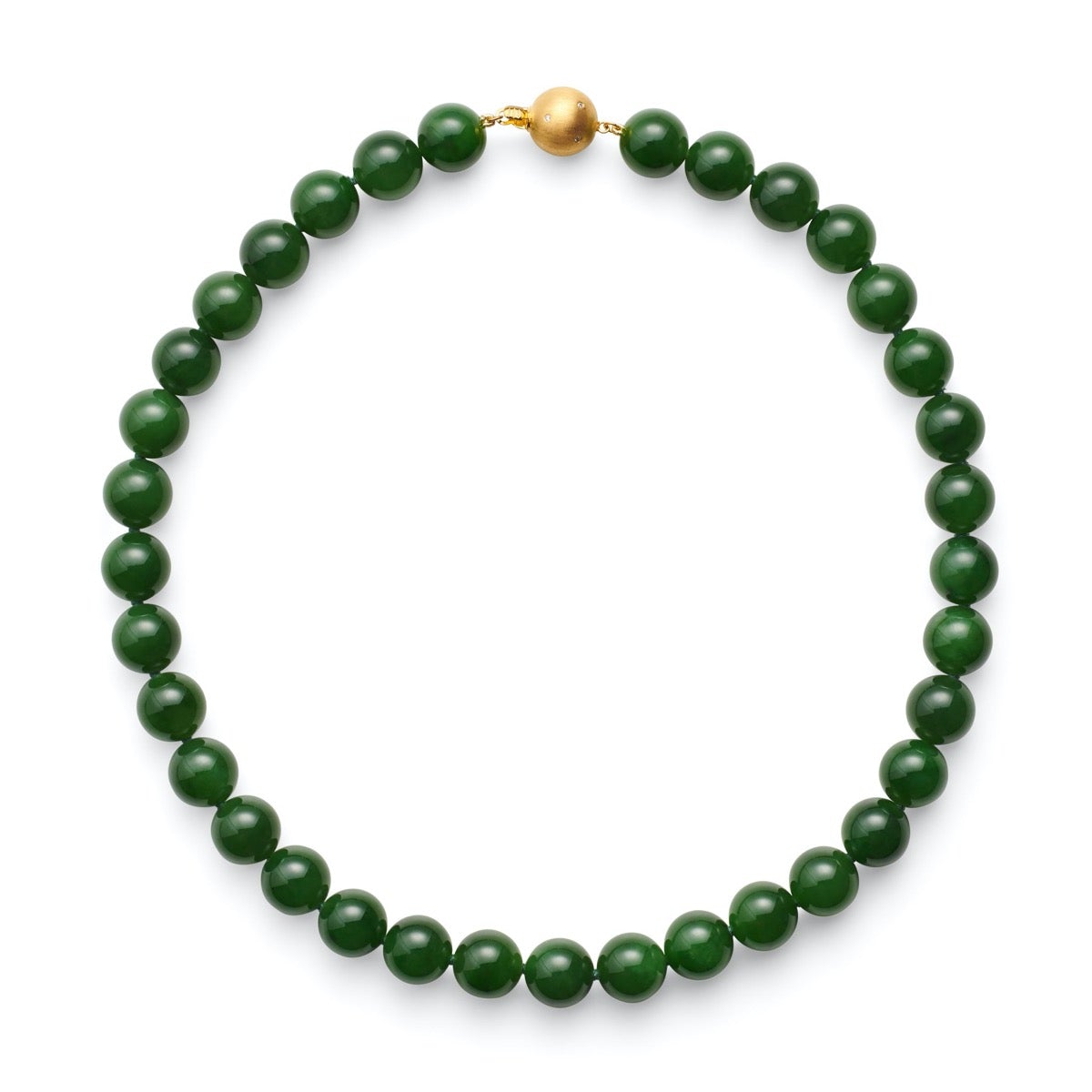 Jade Fish Hook Necklace with Adjustable Jade Beads on Hand Braided Bro