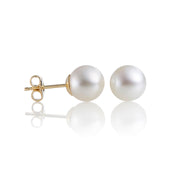 9mm White Pearl Earrings – Gump's