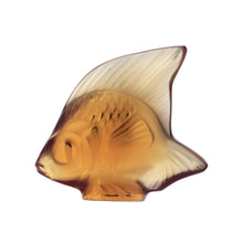 Lalique Crystal Fish, Amber