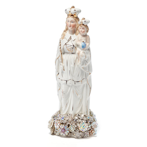 Eric Cortina Jeweled French Porcelain Madonna & Child