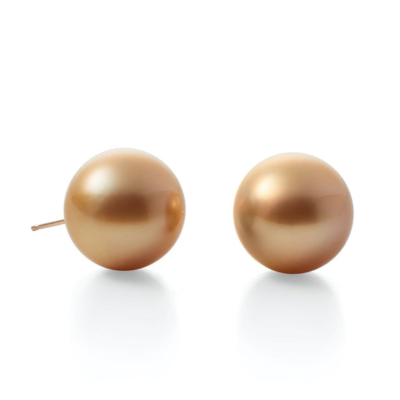 Gump's Signature 12.5mm Golden South Sea Pearl Earrings