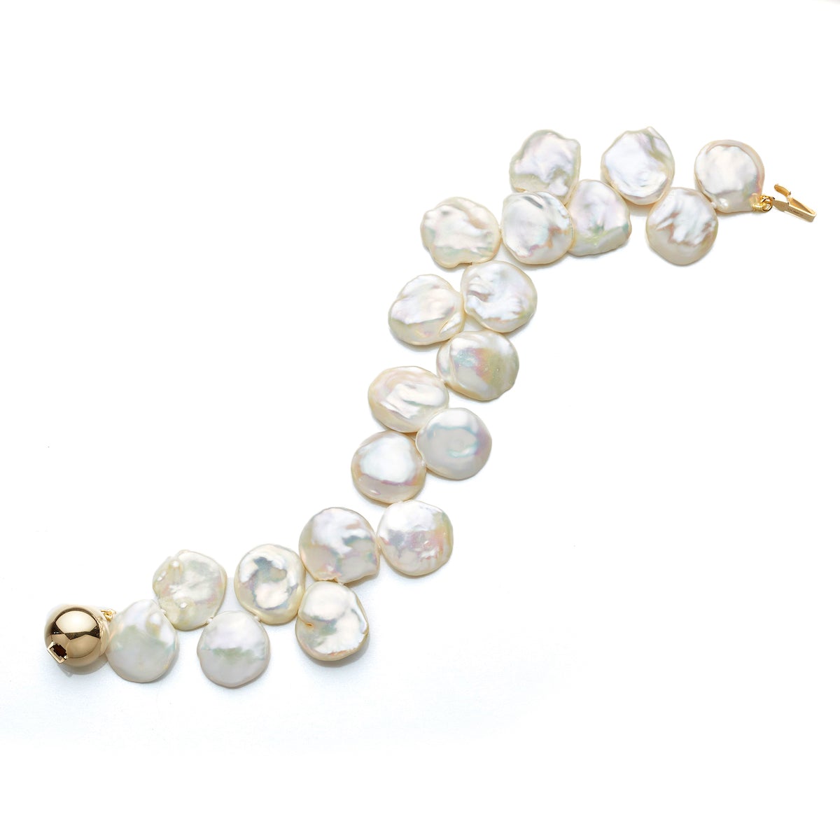 Gump's Signature Petal Freshwater Pearl Bracelet
