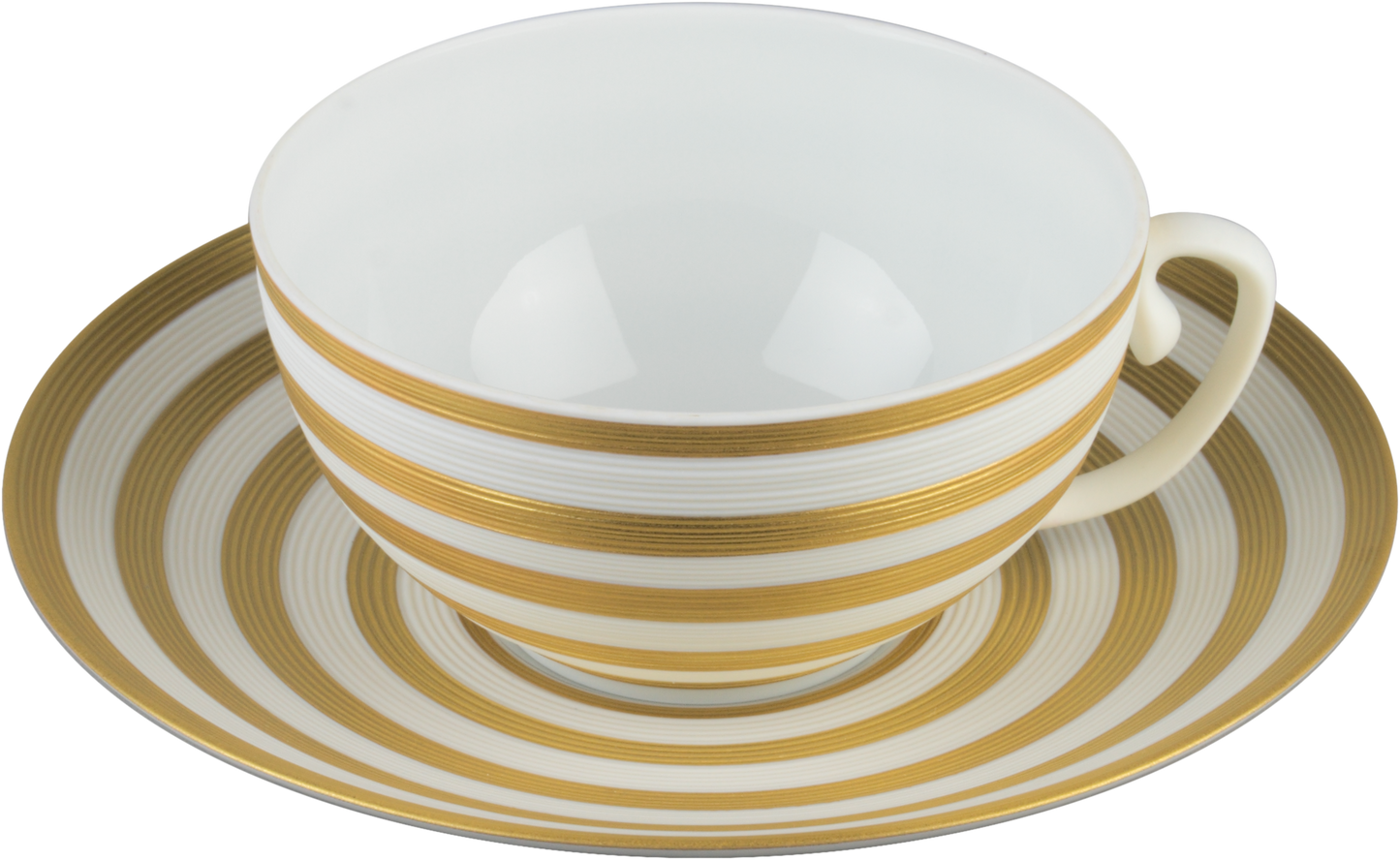 Hemisphere Gold Stripe Tea Saucer