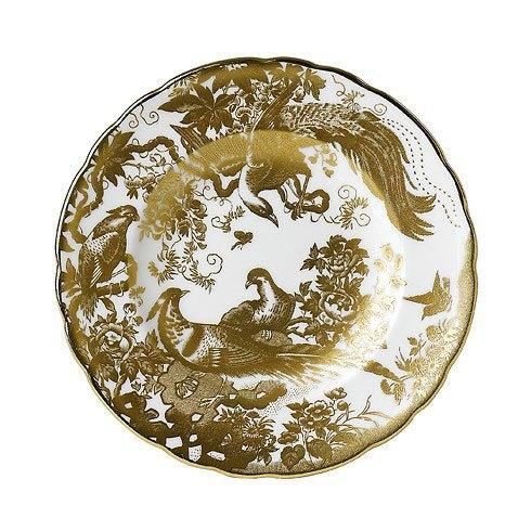 Royal Crown Derby Aves Gold Dinner Plate