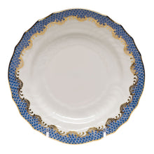 Herend Fish Scale Bread & Butter Plate, Blue