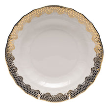 Herend Fish Scale Dessert Plate, Gold