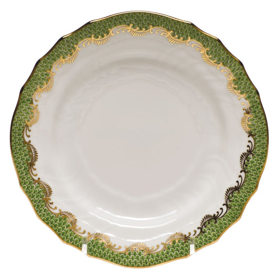 Herend Fish Scale Bread & Butter Plate, Evergreen