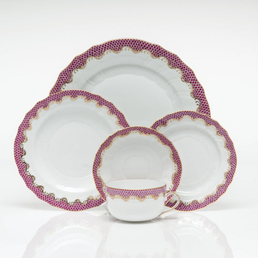 Fish Scale Bread & Butter Plate, Pink