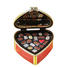 Red Heart with Chocolates Limoges