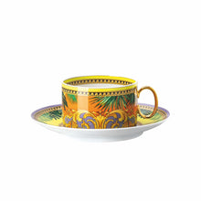 Versace Jungle Animalier Yellow Teacup & Saucer