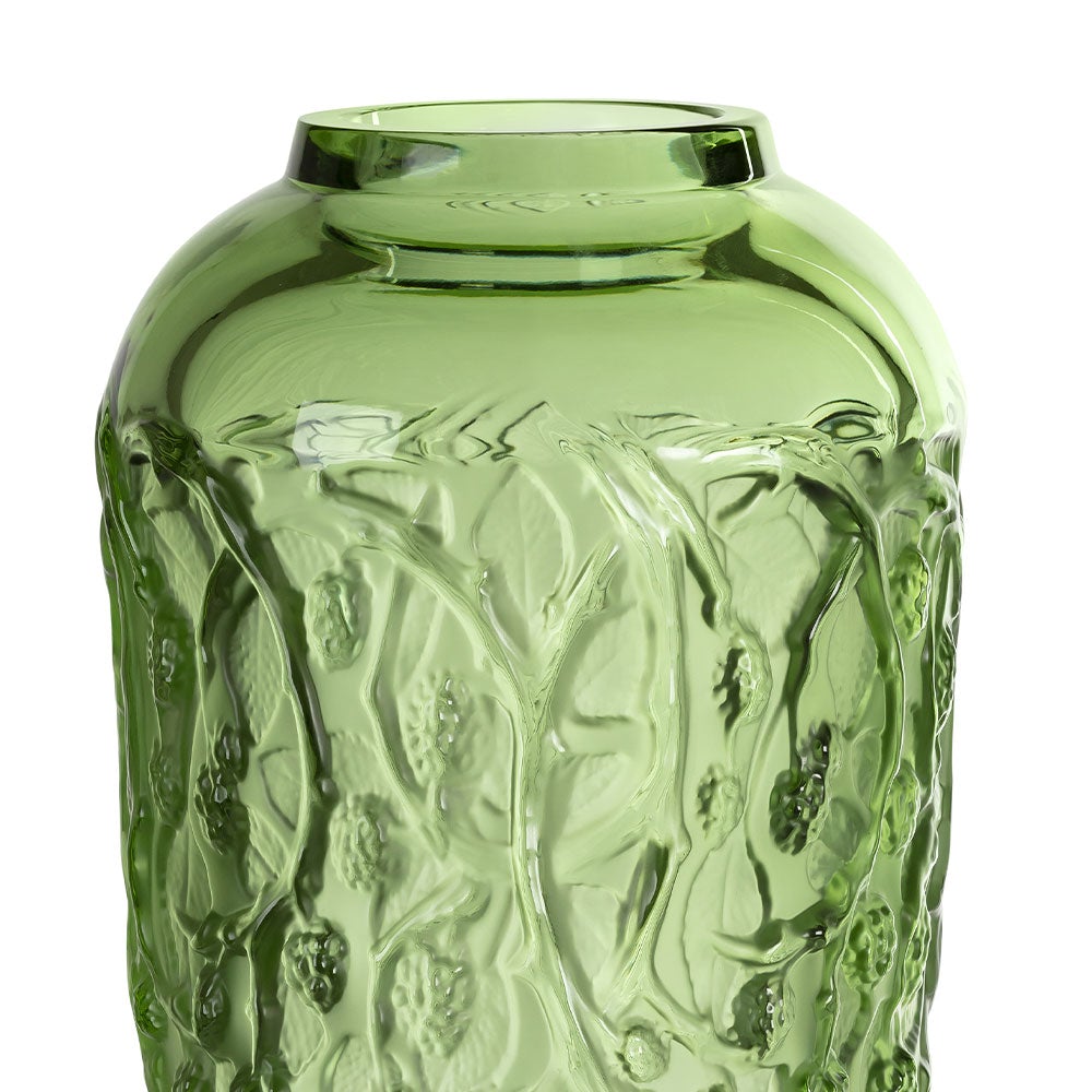 Mûres Large Vase, Green