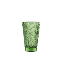 Lalique Merles et Raisins Medium Vase, Green