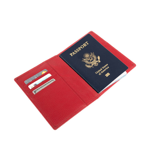 Red Leather Passport Cover