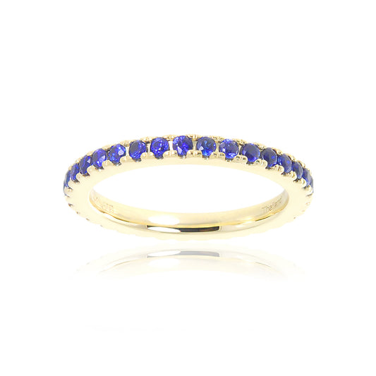 Blue Sapphire Eternity Ring