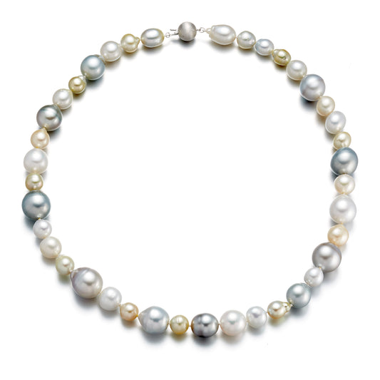 Gump's Signature Multi-Pastel Tahitian & South Sea Pearl Necklace