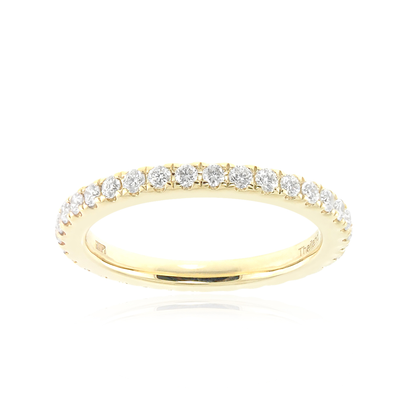 Diamond Yellow Gold Eternity Ring