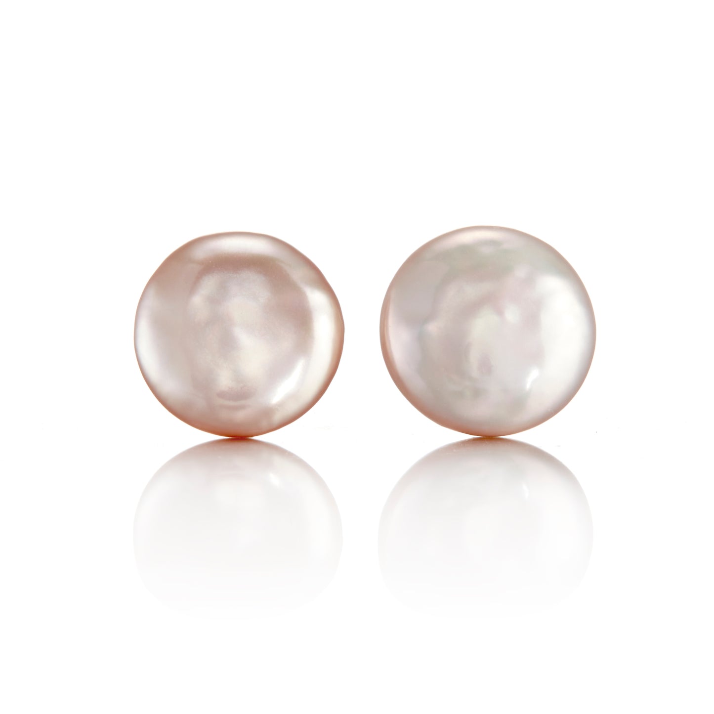 Gump's Signature Pink Coin Pearl Earrings