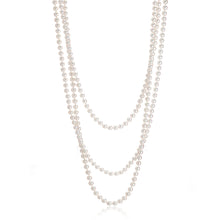 Gump's Signature 4mm White Akoya Pearl Rope Necklace