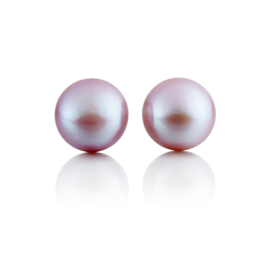 Gump's Signature 11mm Pink Button Pearl Earrings