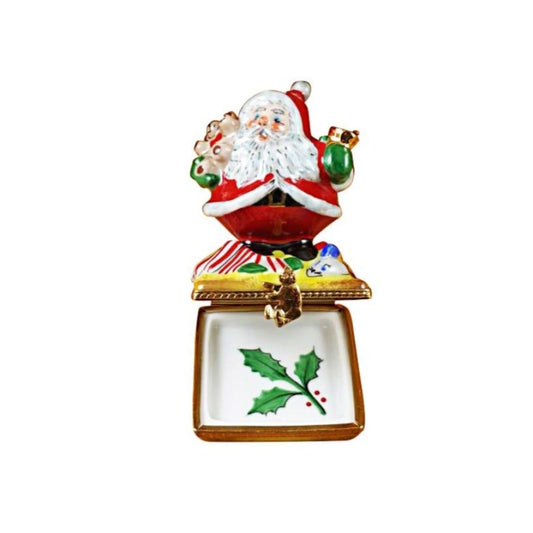Santa with Bell Limoges