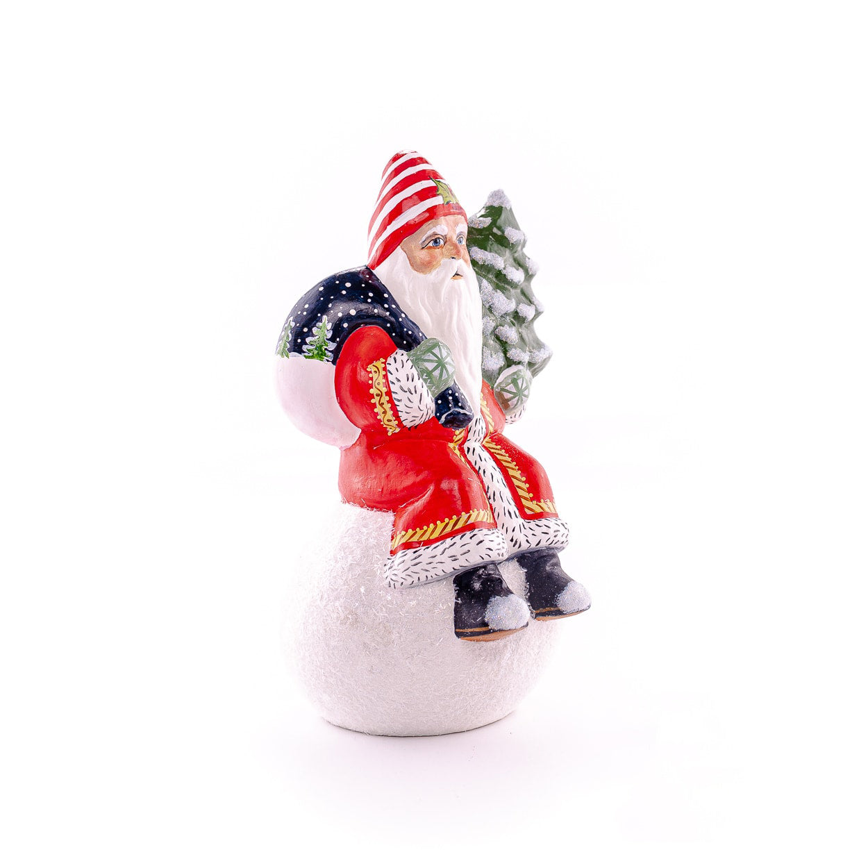 Vintage Santa on Snowball
