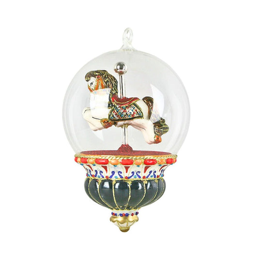 Carousel Horse in Dome Ornament