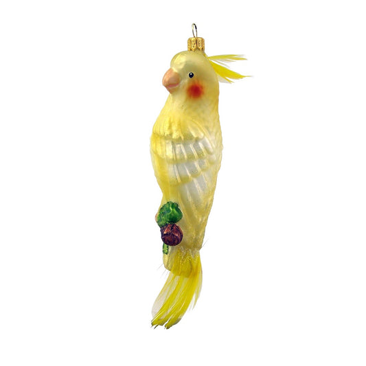 Yellow Cockatiel Ornament