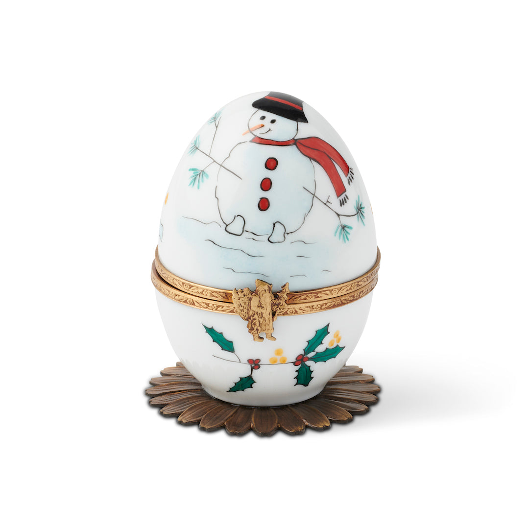 Musical Egg with Santa