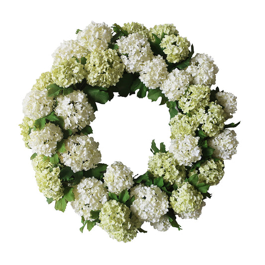 Snowball Hydrangea Wreath