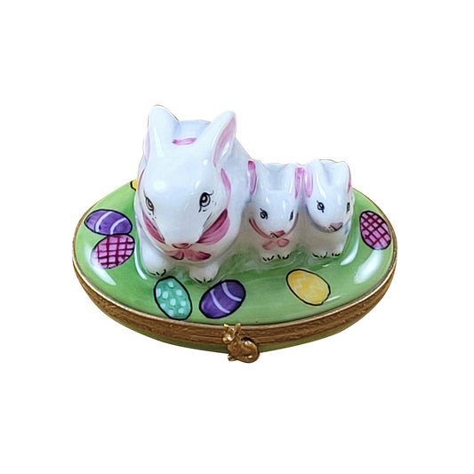Easter Rabbit Family Limoges